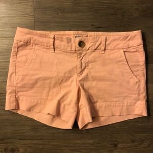 Blush khaki shorts American Eagle